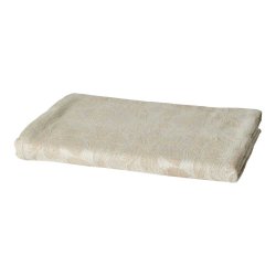 Bomuld Dug Jacquard Blomster - Sand