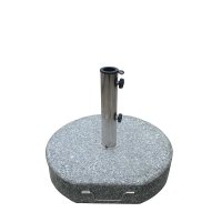 Parasolfod Rund - Granit - 50 kg