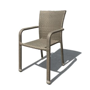 Dacore Hadsund Stabelstol - 4 stk - Champagne