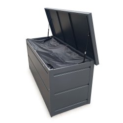 Dacore Hyndeboks Stor 165 x 70 cm. - Pulverlakeret Jern - Antracitgr