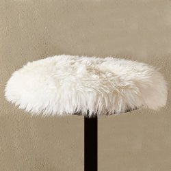 Dacore Sdehynde gte New Zealandsk Lammeskind 34 cm. - Hvid