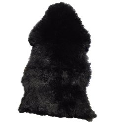 Dacore gte New Zealandsk Lammeskind 60 x 90 cm - Sort