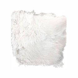 Dacore Sdehynde Imiteret Lammeskind 40 x 40 cm. - Hvid