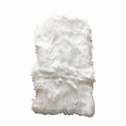 Dacore Imiteret Lammeskind 60 x 90 cm. - Hvid