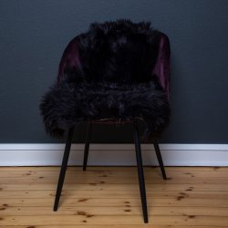 Dacore Imiteret Lammeskind 60 x 90 cm. - Sort