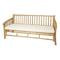 Bambus Sofa m. Hynde - 3 Personer - 175 cm.
