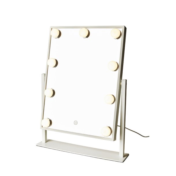 Dacore Make Up Spejl Med Lys 36 x 46 cm. - Hvid