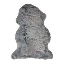 �gte New Zealandsk Lammeskind 85 x 55 cm - Lysegr�