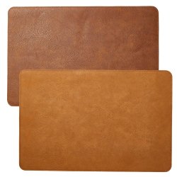 Dacore Dkkeserviet Rektangulr Imiteret Lder - Bld - Cognac/Natur