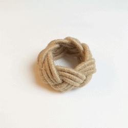 Servietring - Flettet Jute
