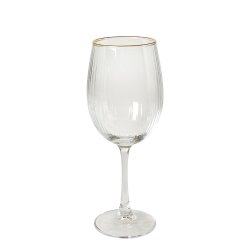 Dacore Hvidvinsglas Med Guldkant 35 cl. - 4 stk.