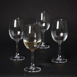 Dacore Hvidvinsglas Med Guldkant 35 cl. - 4 stk.