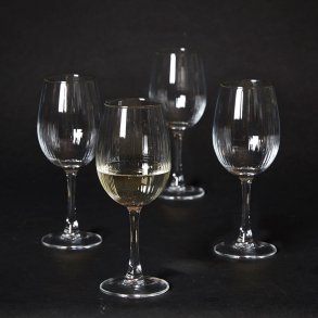 Dacore Hvidvinsglas Med Guldkant 35 cl. - 4 stk.