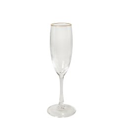 Dacore Champagneglas Med Guldkant 19 cl. - 4 stk.