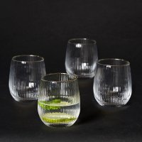 Dacore Vandglas Med Guldkant 35 cl. - 4 stk.