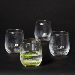 Dacore Vandglas Med Guldkant 35 cl. - 4 stk.