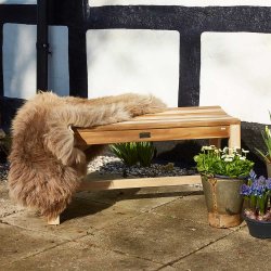 Dacore Teak Vaskebnk - 120 cm.