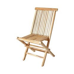 Dacore Jepara Teak Havest - Foldestole Uden Armln + 120 x 70 cm. Havebord