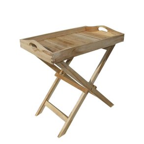 Dacore Jepara Teak Bakkebord - 65 x 40cm.