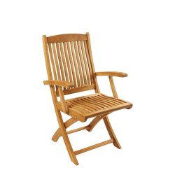 Dacore Boston Teak Foldestol m. Armln - 2 stk.