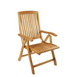 Dacore Boston Teak Cafst - Positionstole + 70 x 70 cm. Cafbord