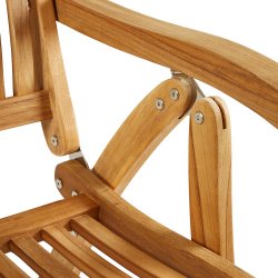 Dacore Boston Teak Cafst - Positionstole + 70 x 70 cm. Cafbord