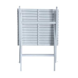 Dacore Tokyo Akacietr Cafst - Foldestole + 60 x 60 cm. Cafbord - Hvid