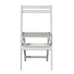 Dacore Tokyo Akacietr Cafst - Foldestole + 60 x 60 cm. Cafbord - Hvid