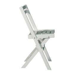 Dacore Tokyo Akacietr Cafst - Foldestole + 60 x 60 cm. Cafbord - Hvid