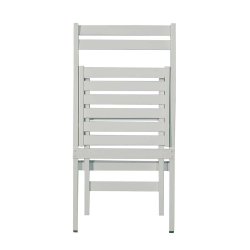 Dacore Tokyo Akacietr Cafst - Foldestole + 60 x 60 cm. Cafbord - Hvid