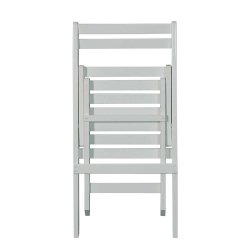 Dacore Tokyo Akacietr Cafst - Foldestole + 60 x 60 cm. Cafbord - Hvid