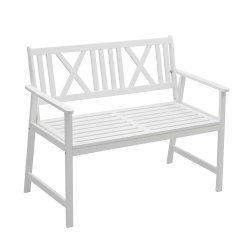 Dacore Tokyo Akacietr Havebnk - 2 Personer - Hvid