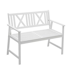 Dacore Tokyo Akacietr Havebnk - 2 Personer - Hvid