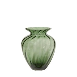 Vase Swirl - 25 cm. - Gr�n Glas
