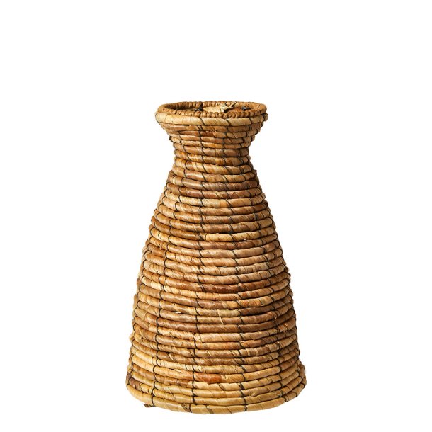 Vase i Flettet Bananblad - 31,5 cm