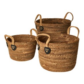 Kurvest m. Hank - 3 stk. - Bananblade