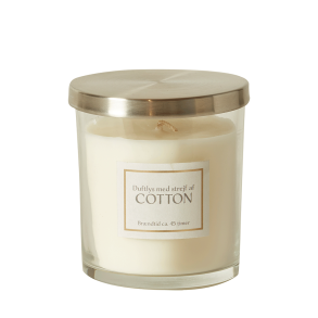 Dacore Duftlys 330g - Cotton - Klar/Slv