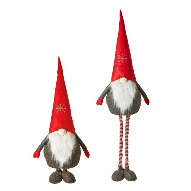 Dacore Nisse m. Teleskopben - 130 cm. - Gr/Rd/Hvid