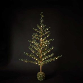 Dacore Cedertr Med Kuglefod og Lyskde Med Adapter 120 cm - Grn