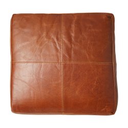 S�dehynde Tokyo B�ffel L�der 40 x 40 cm. - Cognac