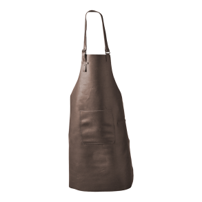 Skindforklde Med Lomme 90 x 65 cm. - Brun