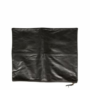 Pudebetrk 40 x 60 cm. - Bffel Lder - Sort