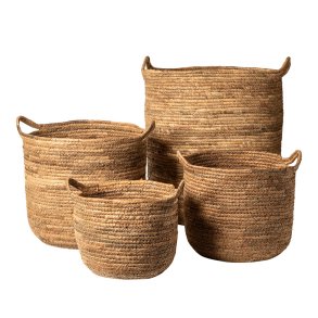 Kurvest m. Hank - 4 stk. - Bananblade