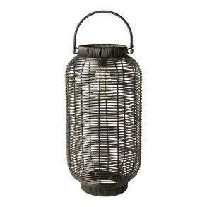 Dacore Flettet Solcelle Lanterne m. P�re - 45 cm - Sort