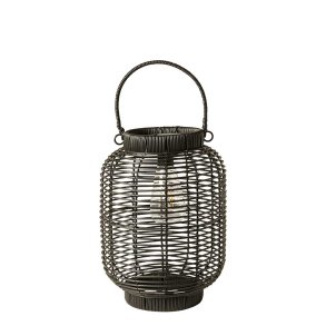 Dacore Flettet Solcelle Lanterne m. P�re - 30 cm - Sort