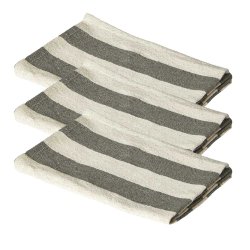 Dacore Bomuld Viskestykke 50x70 cm. 3 stk. - Koks/Natur