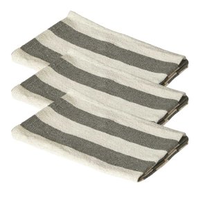 Dacore Bomuld Viskestykke 50x70 cm. 3 stk. - Koks/Natur