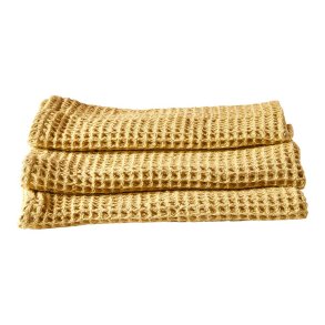 Bomuld Viskestykke 40x60 cm. 3 stk. - Vaflet Akacie