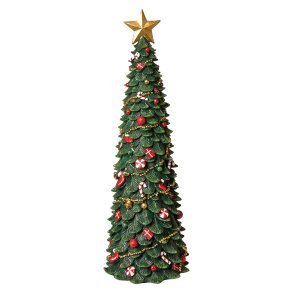 Juletr Med Pynt - 50,5 cm - Polyresin