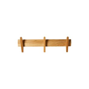 Knager�kke Med 3 Knager - 60 cm - Egetr�
